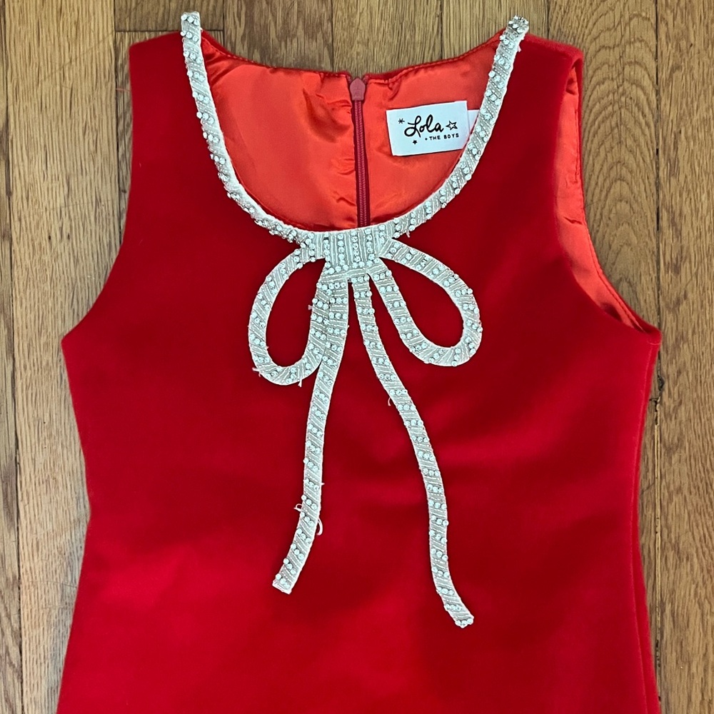 Lola and The Boys Holiday Event Party Dress - Picture 2 of 4
